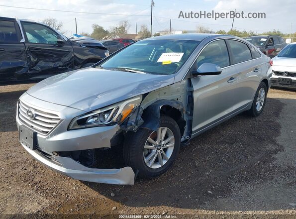 5NPE24AF3GH350262 2016 HYUNDAI SONATA Silver Przód lewy