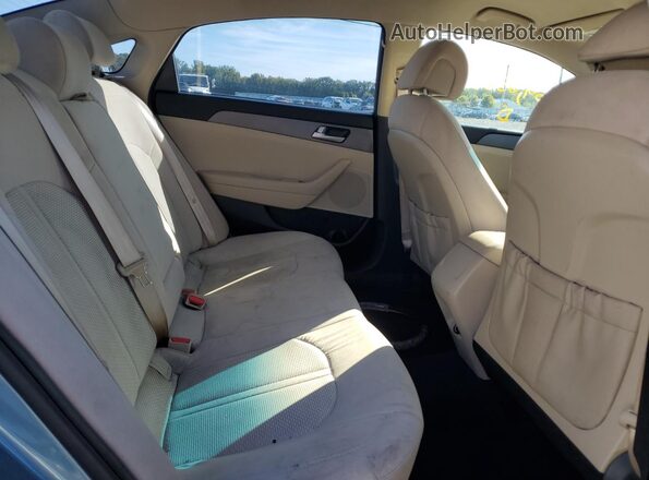 5NPE24AF4GH293442 2016 HYUNDAI SONATA Blue უკანა სავარძლების ხედი