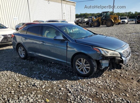 5NPE24AF4GH293442 2016 HYUNDAI SONATA Blue წინა მარჯვენა