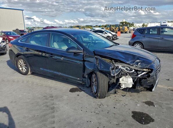 5NPE24AF4KH806651 2019 HYUNDAI SONATA Black 