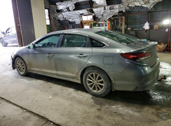 5NPE24AF4KH806925 2019 HYUNDAI SONATA Gray Trasero izquierdo