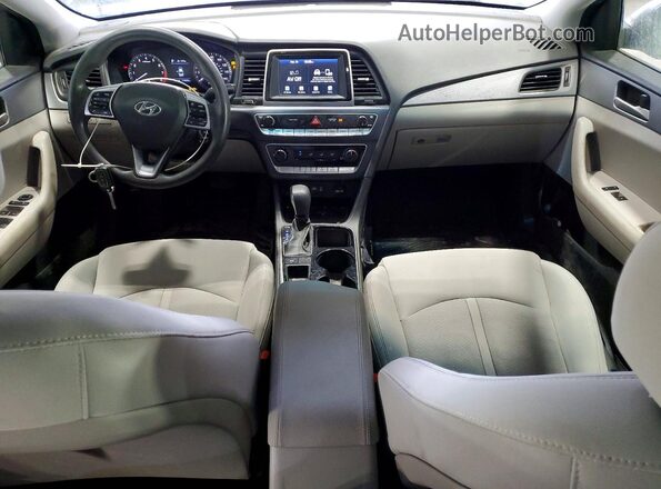 5NPE24AF4KH806925 2019 HYUNDAI SONATA Gray Vista del salpicadero