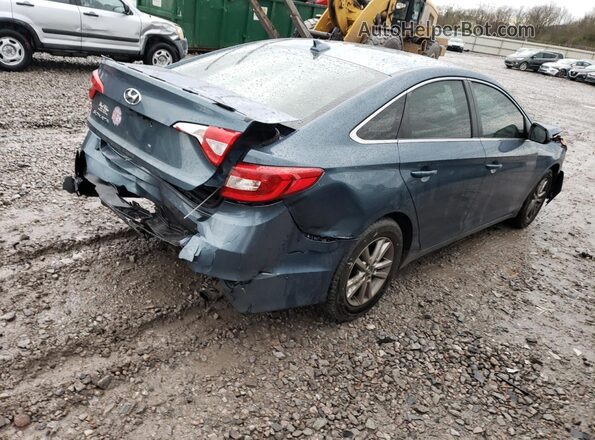 5NPE24AF5GH282417 2016 HYUNDAI SONATA Blue უკანა მარჯვენა