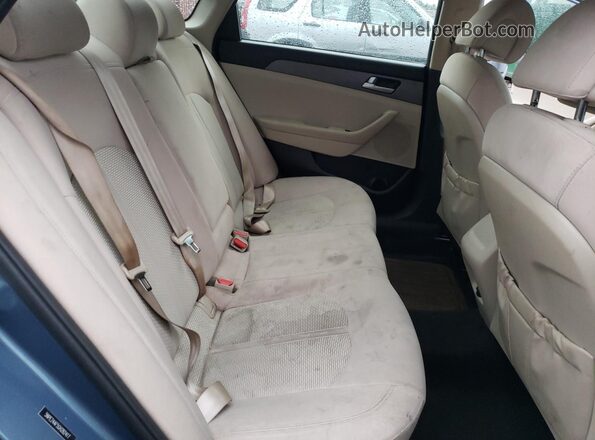 5NPE24AF5GH282417 2016 HYUNDAI SONATA Blue უკანა სავარძლების ხედი