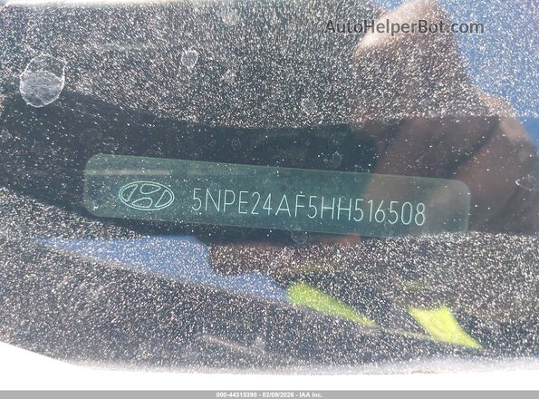 5NPE24AF5HH516508 2017 HYUNDAI SONATA Silver 