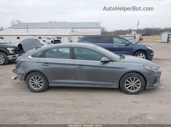 5NPE24AF5KH793294 2019 HYUNDAI SONATA Gray 