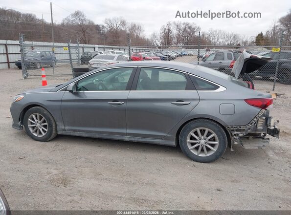 5NPE24AF5KH793294 2019 HYUNDAI SONATA Gray 