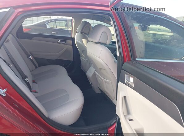 5NPE24AF6GH337313 2016 HYUNDAI SONATA Red Vista de la etiqueta del VIN