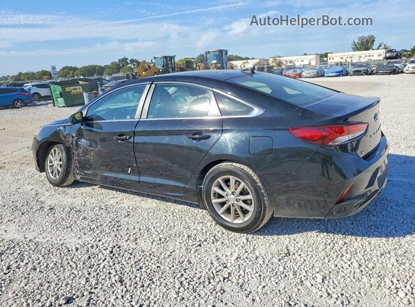 5NPE24AF6KH760904 2019 HYUNDAI SONATA Black Rear left