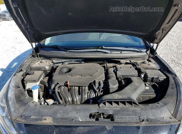 5NPE24AF6KH760904 2019 HYUNDAI SONATA Black Rear interior view