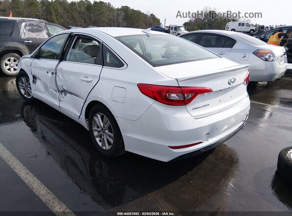 5NPE24AF7GH340138 2016 HYUNDAI SONATA White Tył lewy