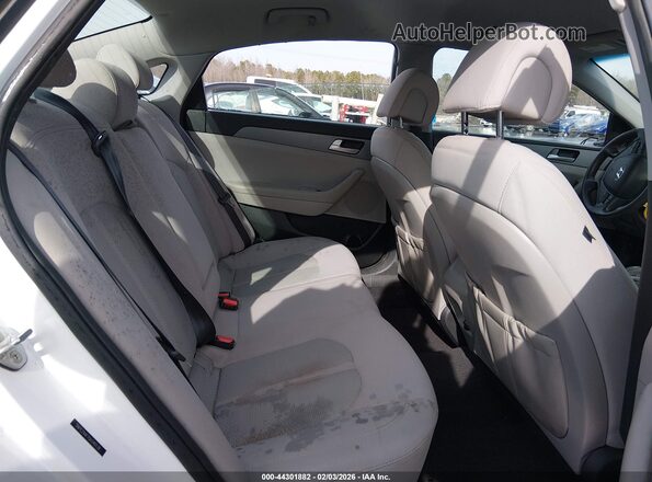 5NPE24AF7GH340138 2016 HYUNDAI SONATA White Widok naklejki z numerem VIN