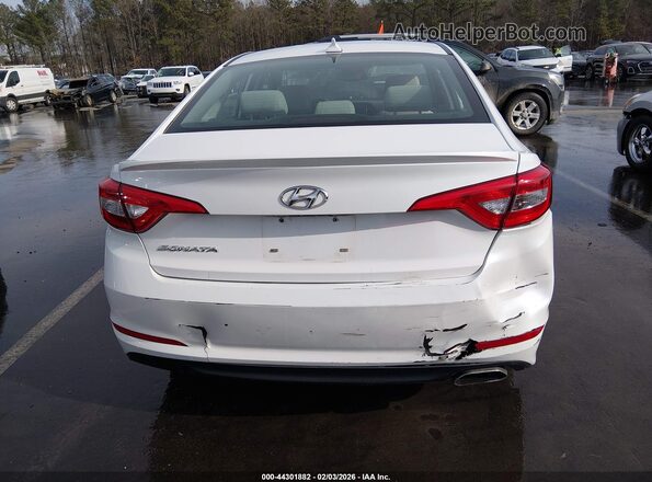 5NPE24AF7GH340138 2016 HYUNDAI SONATA White 