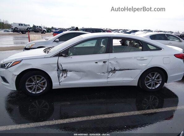 5NPE24AF7GH340138 2016 HYUNDAI SONATA White Widok wnętrza 360 stopni