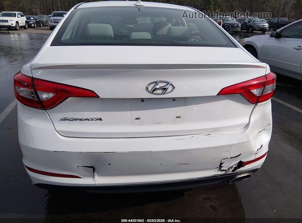 5NPE24AF7GH340138 2016 HYUNDAI SONATA White 