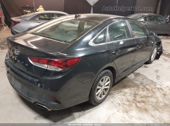 5NPE24AF7KH737616 2019 HYUNDAI SONATA Black Задня права чверть