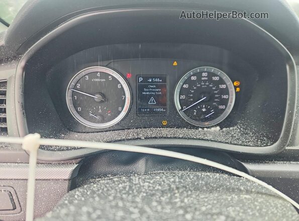 5NPE24AF7KH804697 2019 HYUNDAI SONATA White 