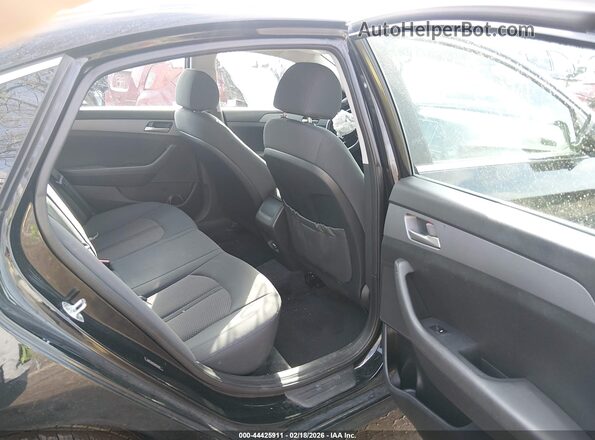 5NPE24AF8JH592309 2018 HYUNDAI SONATA Черный Вид наклейки с VIN-кодом
