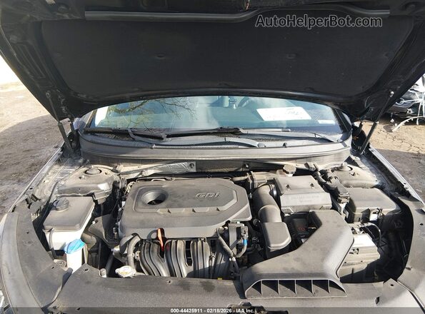 5NPE24AF8JH592309 2018 HYUNDAI SONATA Черный Вид сзади