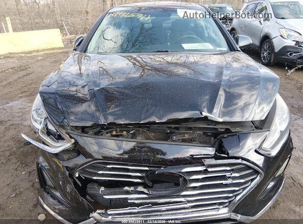 5NPE24AF8JH592309 2018 HYUNDAI SONATA Черный Вид щитка приборов
