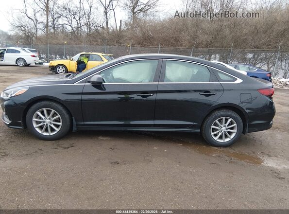 5NPE24AF8KH734062 2019 HYUNDAI SONATA Black 