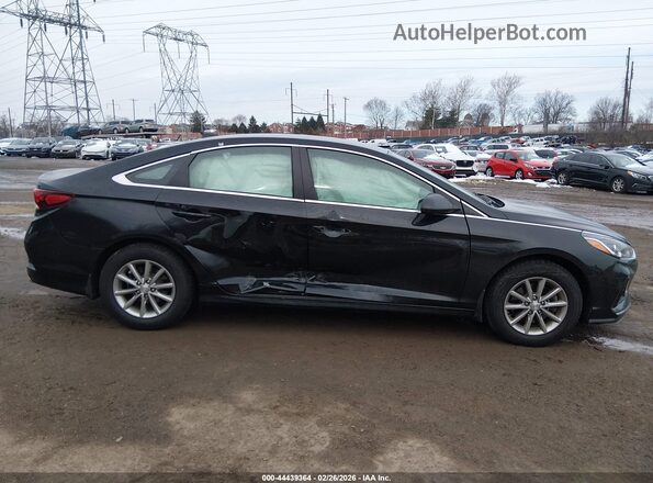5NPE24AF8KH734062 2019 HYUNDAI SONATA Black 