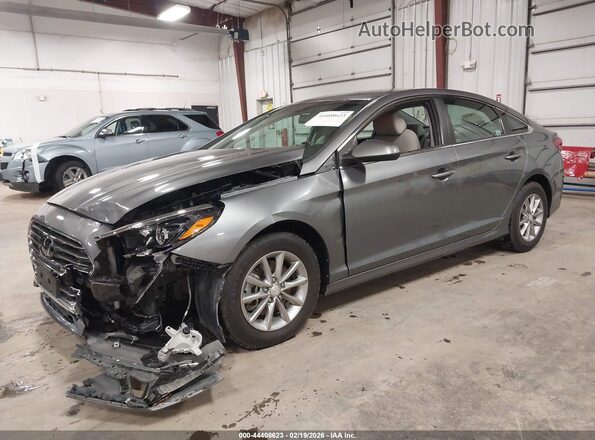 5NPE24AF8KH764968 2019 HYUNDAI SONATA Gray 