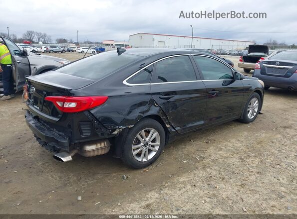 5NPE24AF9GH285952 2016 HYUNDAI SONATA Black Հետևի աջ