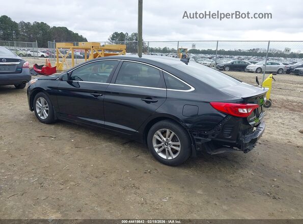 5NPE24AF9GH285952 2016 HYUNDAI SONATA Black Հետևի ձախ