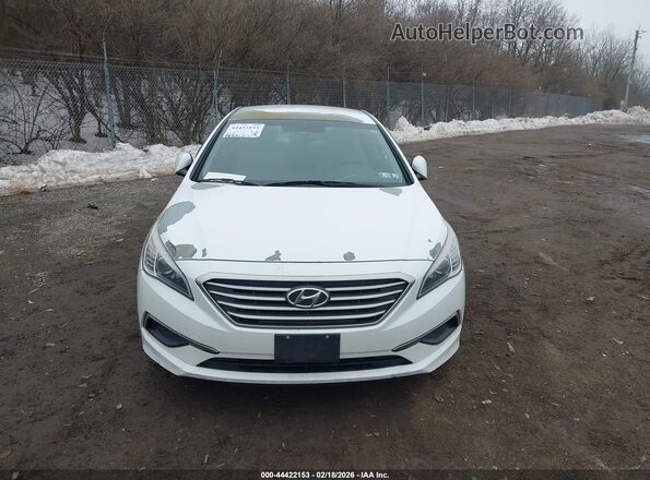 5NPE24AFXGH309367 2016 HYUNDAI SONATA White ხელსაწყოთა პანელის ხედი