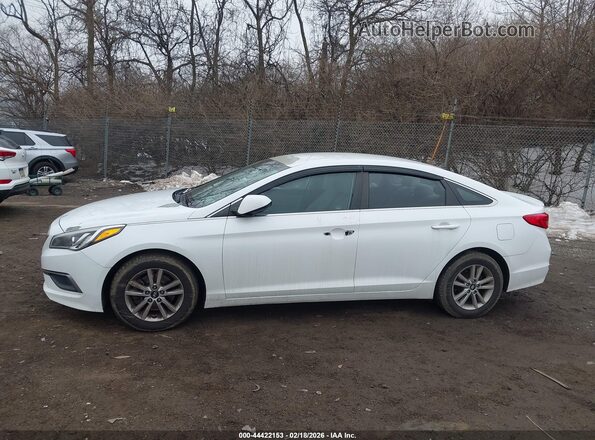 5NPE24AFXGH309367 2016 HYUNDAI SONATA White წინა ხედი