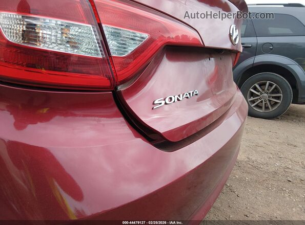 5NPE24AFXGH364885 2016 HYUNDAI SONATA Red Vista frontal