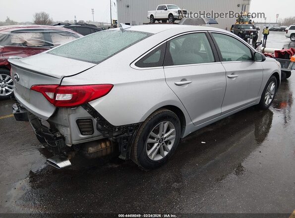5NPE24AFXHH489158 2017 HYUNDAI SONATA Silver უკანა მარჯვენა