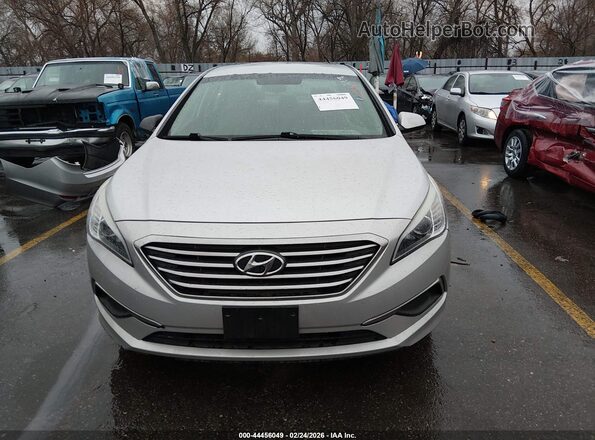 5NPE24AFXHH489158 2017 HYUNDAI SONATA Silver ხელსაწყოთა პანელის ხედი
