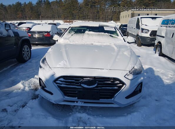 5NPE24AFXJH684389 2018 HYUNDAI SONATA White Вид щитка приладів
