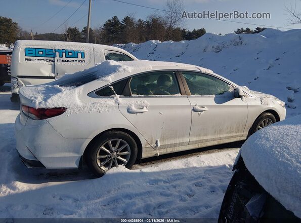 5NPE24AFXJH684389 2018 HYUNDAI SONATA White Вид задньої частини салону