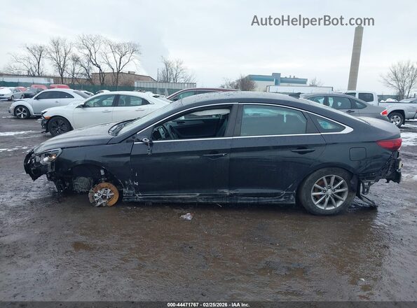5NPE24AFXKH780055 2019 HYUNDAI SONATA Black 