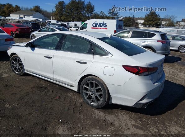 5NPE34AB6JH688983 2018 HYUNDAI SONATA White Задня ліва чверть