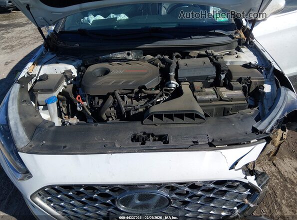 5NPE34AB6JH688983 2018 HYUNDAI SONATA White Вид підкапотного простору