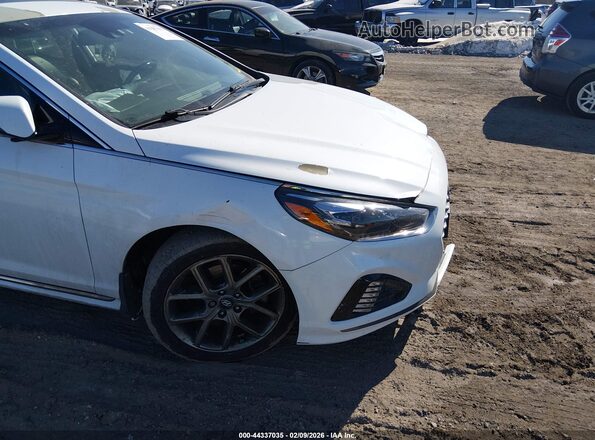 5NPE34AB6JH688983 2018 HYUNDAI SONATA White 