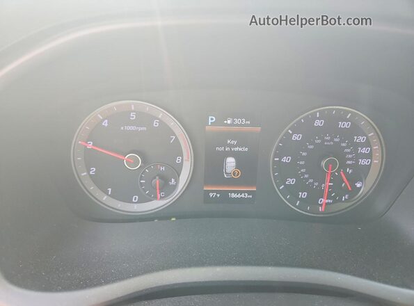 5NPE34AF0JH680557 2018 HYUNDAI SONATA Серый Вид щитка приборов