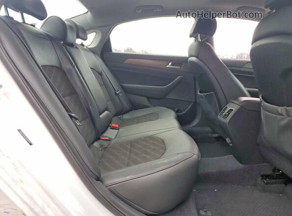 5NPE34AF1GH339175 2016 HYUNDAI SONATA White Вид задніх сидінь