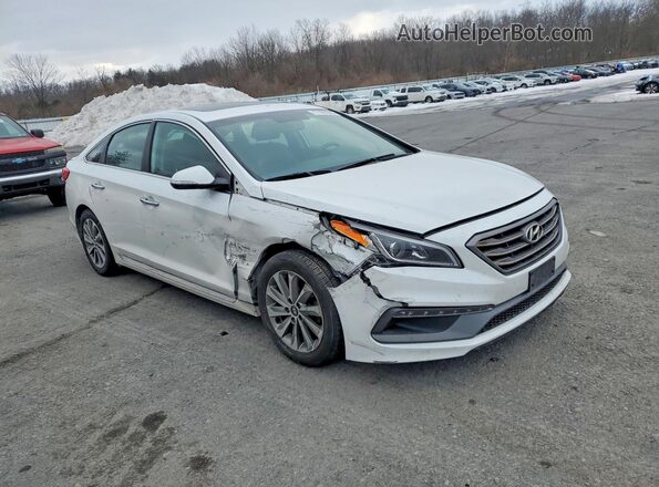 5NPE34AF1GH339175 2016 HYUNDAI SONATA White Передня права чверть