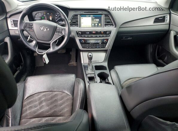 5NPE34AF1GH339175 2016 HYUNDAI SONATA White Вид панелі приладів