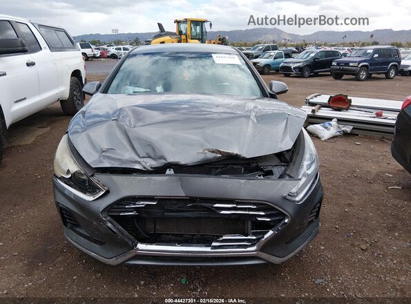 5NPE34AF2JH626919 2018 HYUNDAI SONATA Серый Вид щитка приборов