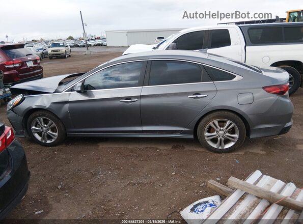 5NPE34AF2JH626919 2018 HYUNDAI SONATA Серый Панорамный вид салона 360°