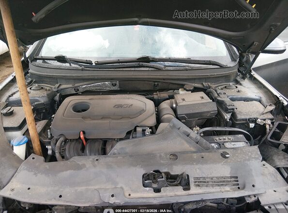 5NPE34AF2JH626919 2018 HYUNDAI SONATA Серый Вид сзади