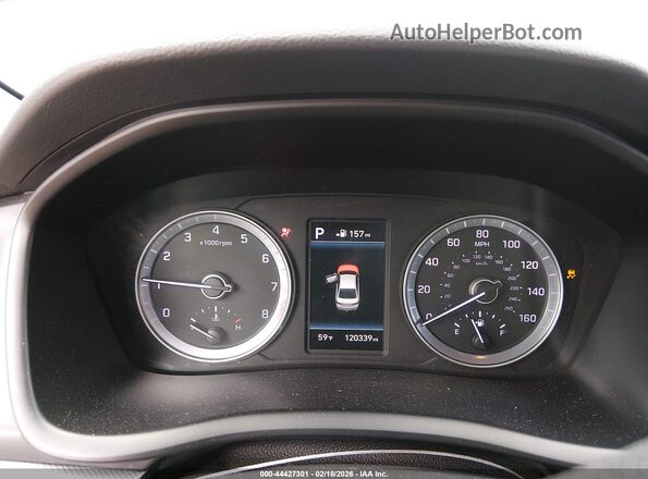 5NPE34AF2JH626919 2018 HYUNDAI SONATA Серый Вид задних сидений
