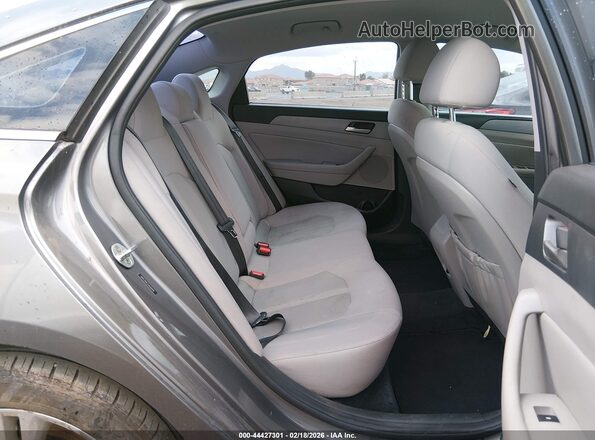 5NPE34AF2JH626919 2018 HYUNDAI SONATA Серый Вид наклейки с VIN-кодом