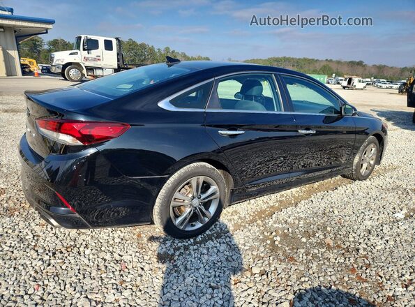5NPE34AF2KH770648 2019 HYUNDAI SONATA Black Trasero derecho